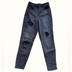 No Bo high rise distressed jeans